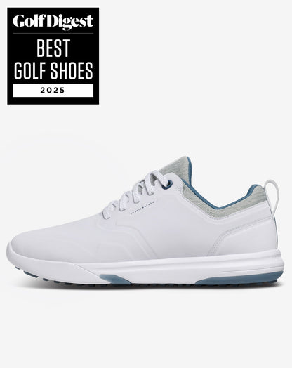 TravisMathew | The Daily Pro Plus Golf Shoe - White/Blue