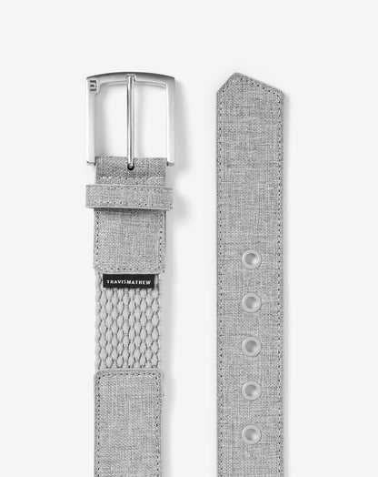 TravisMathew | Fresh Look Canvas Stretch Belt - Heather Grey