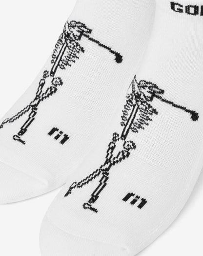 TravisMathew | Golf Sucks Ankle Sock - White