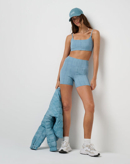 TravisMathew | Moveknit Bonded Short - Smoke Blue Multi