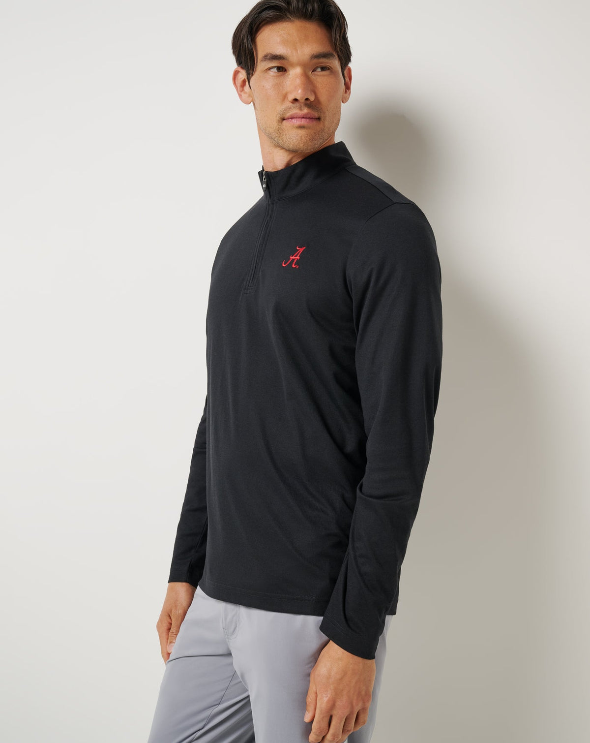 TravisMathew | Alabama Time To Tailgate Quarter Zip - Black