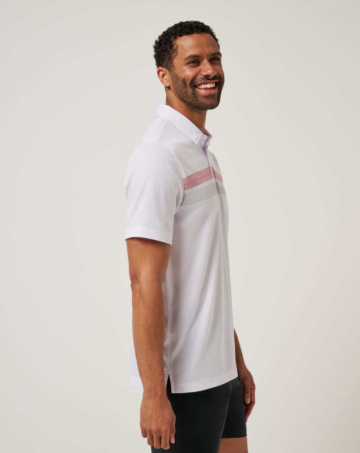 TravisMathew | Arkansas Top Recruit Polo - White/Crimson