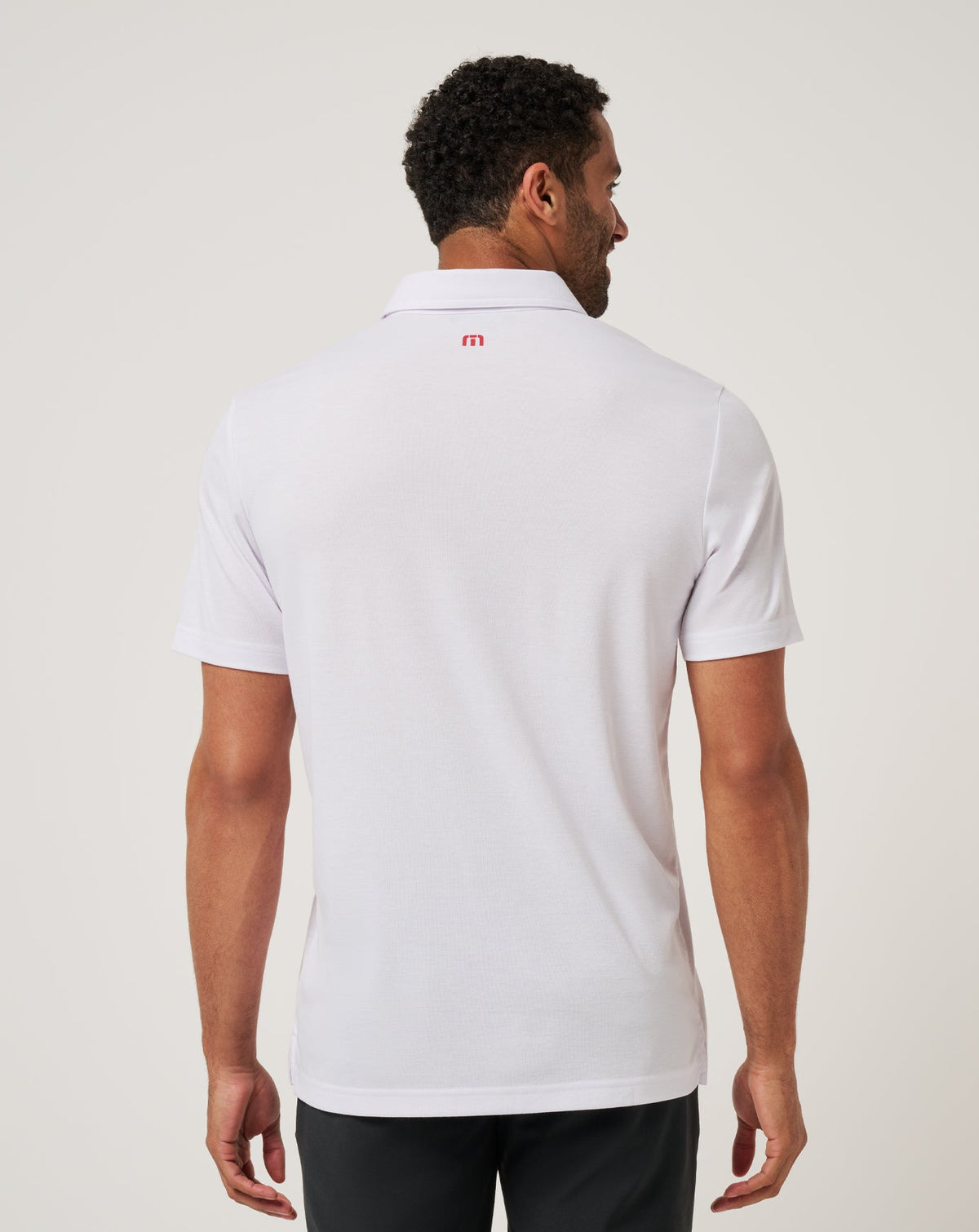 TravisMathew | Arkansas Top Recruit Polo - White/Crimson