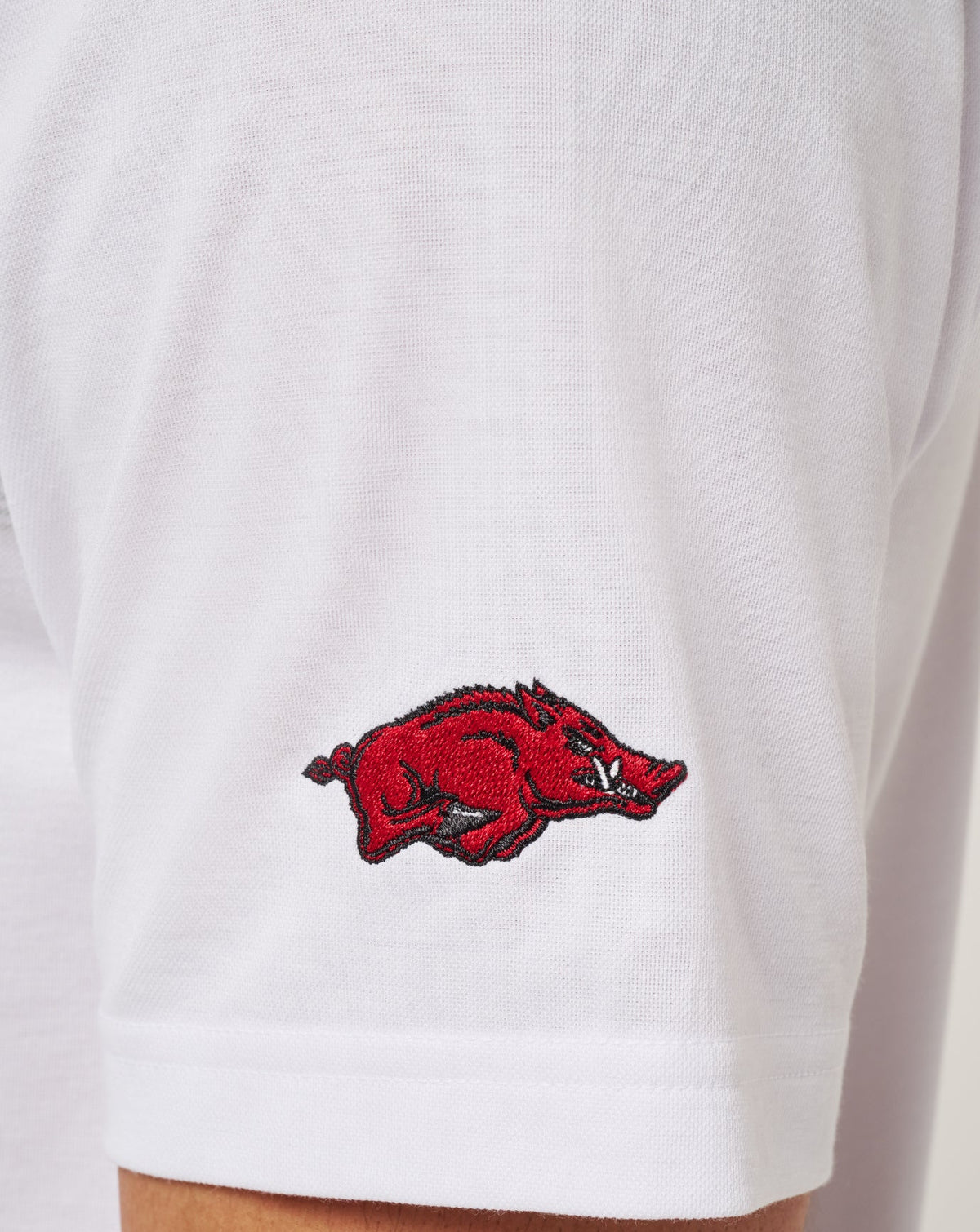 TravisMathew | Arkansas Top Recruit Polo - White/Crimson