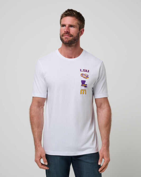 TravisMathew | LSU Playoffs 2.0 Tee - White