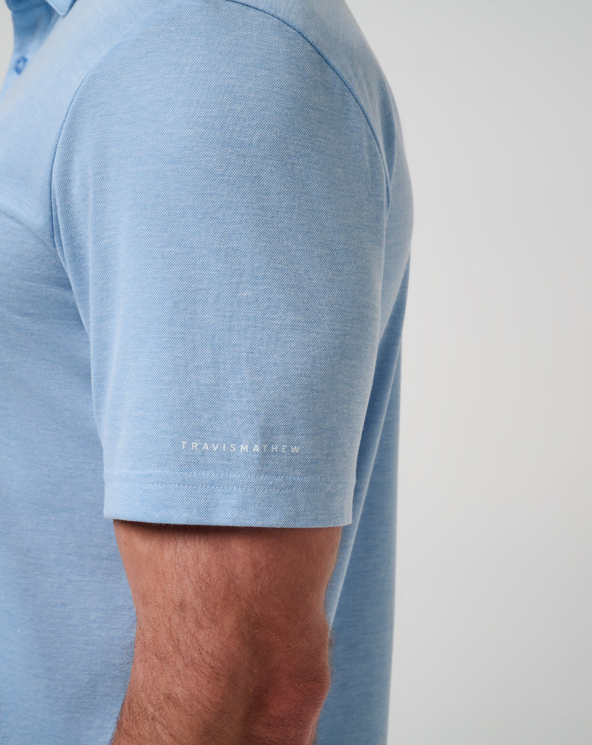 TravisMathew | Kansas School Pride Polo - Heather Blue