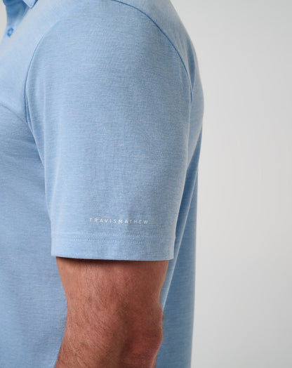 TravisMathew | Kansas School Pride Polo - Heather Blue