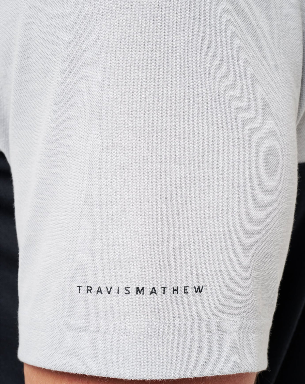 TravisMathew | UT Austin Drop Back Polo - Heather Grey/Black