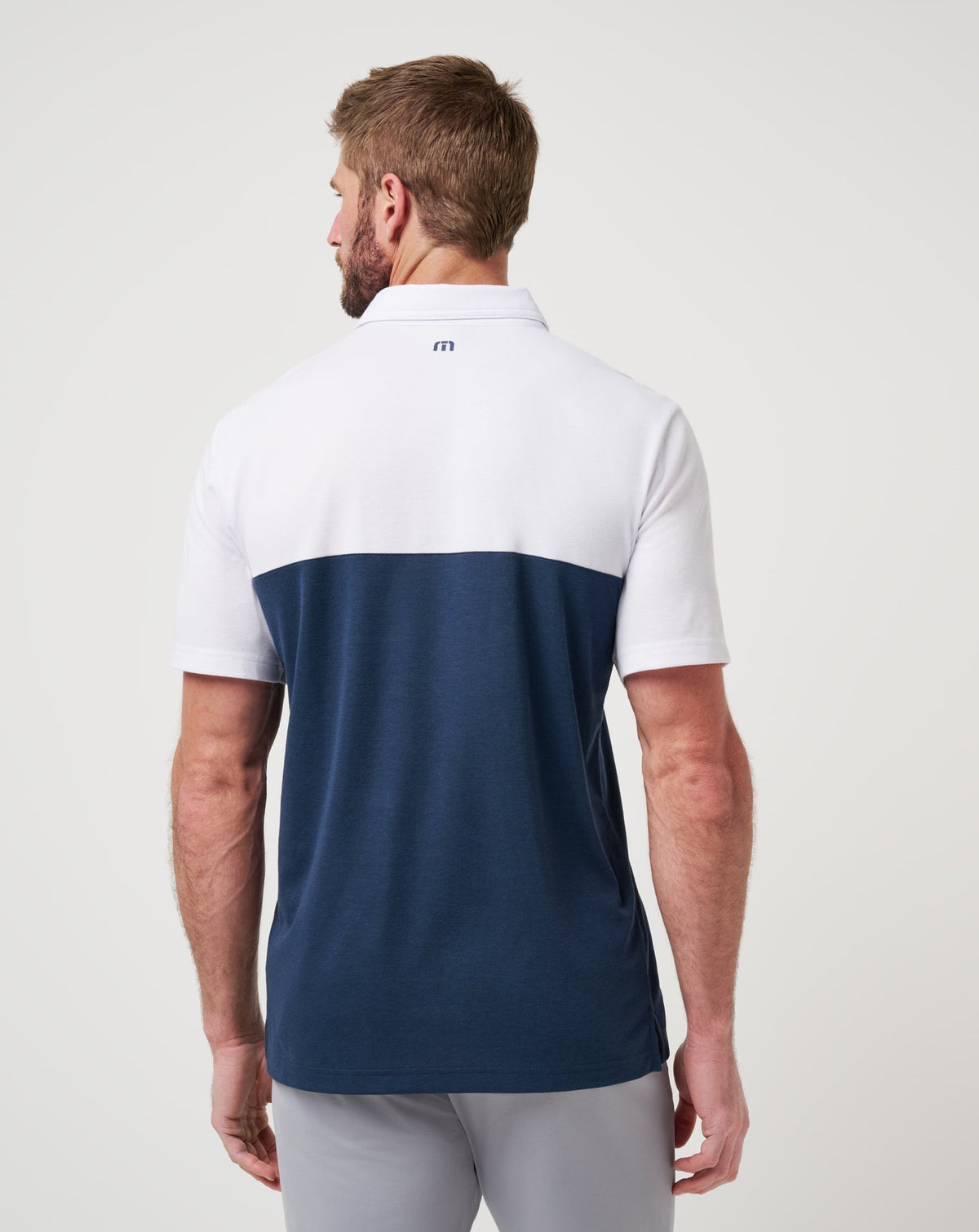 TravisMathew | PSU Drop Back Polo - White/Navy